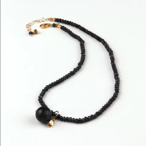 MARAKÒ - CHOKER AGATA - Nera