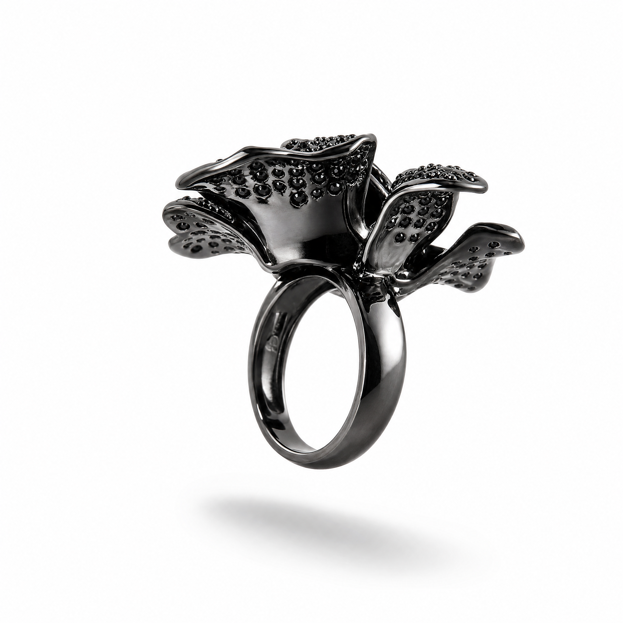 ANELLO ROSA NERA - immagine 2