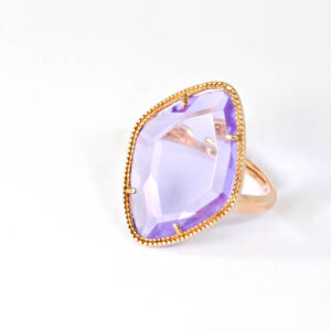 ANELLO AMETISTA IN ARGENTO