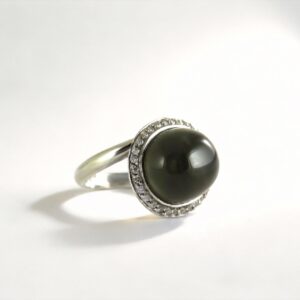 ANELLO PIETRA DURA IN ARGENTO