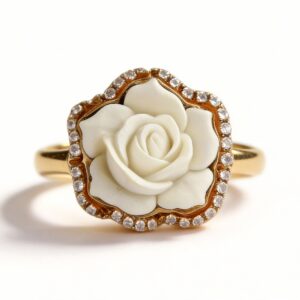 ANELLO CON ROSA