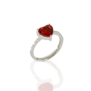 ANELLO CON ZIRCONE CUORE