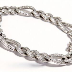 BRACCIALE A CATENA IN ARGENTO