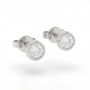 ORECCHINI CON DIAMANTI NATURALI TAGLIO BRILLANTE KT. 0,15
