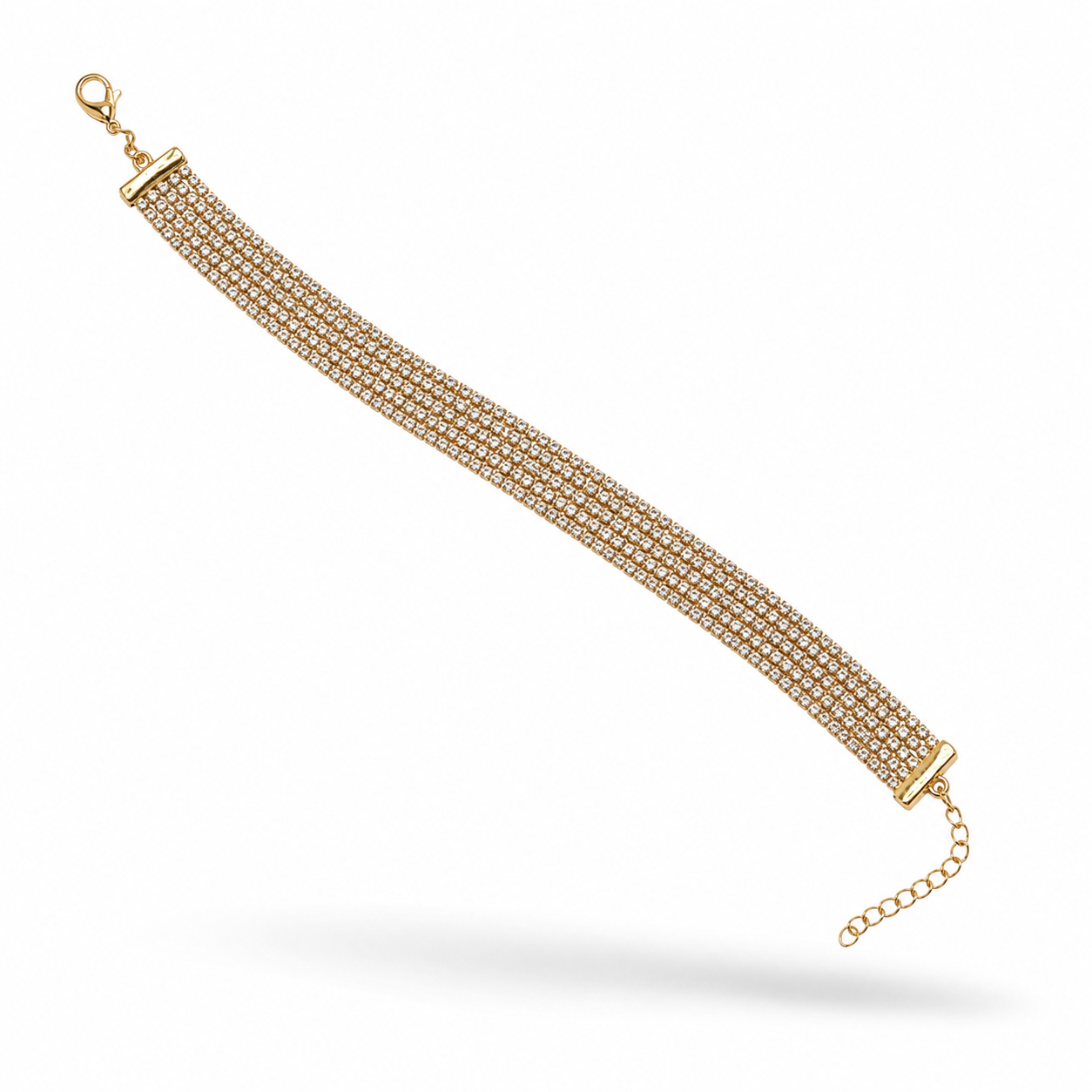 BRACCIALE MULTIFILO ZIRCONATO IN ARGENTO 925
