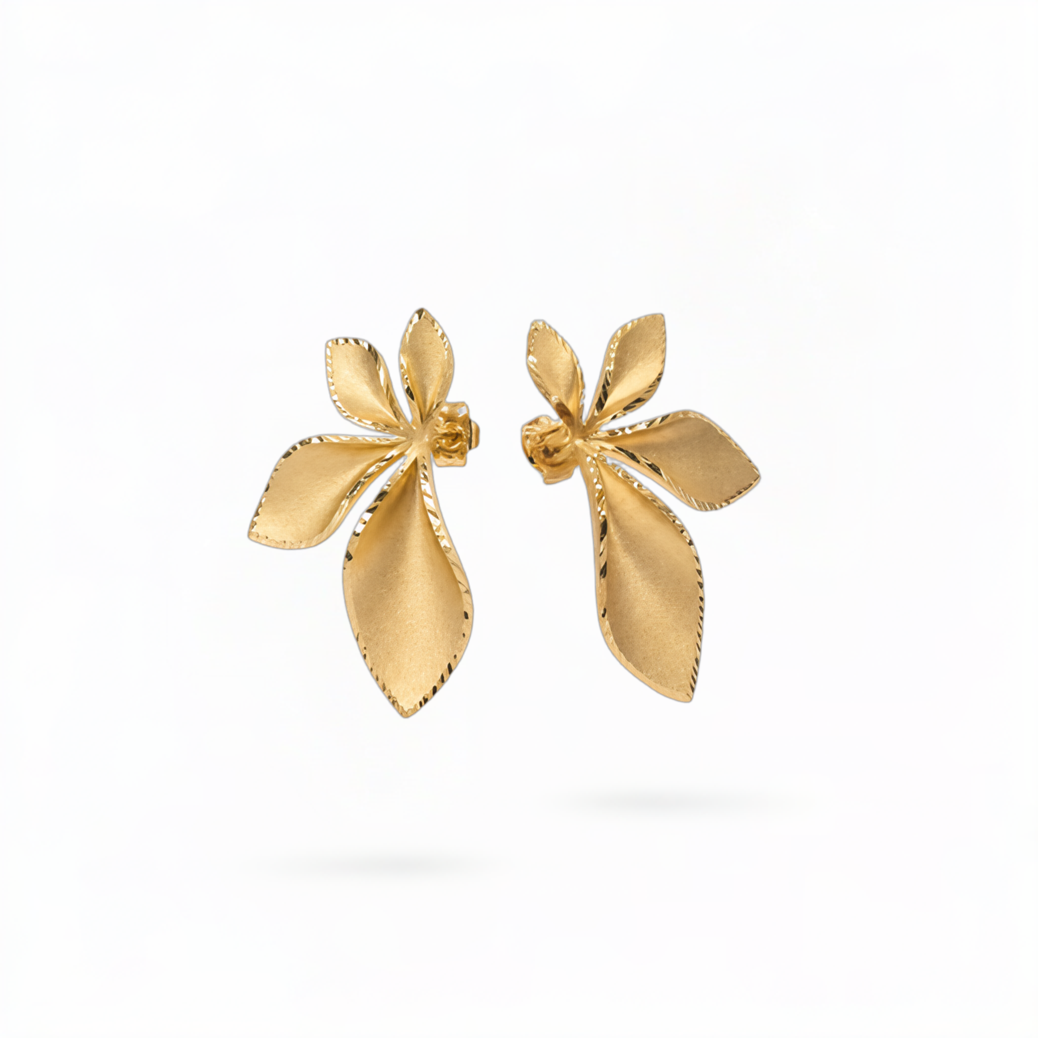 ORECCHINI FIORE IN ARGENTO 925 DORATO