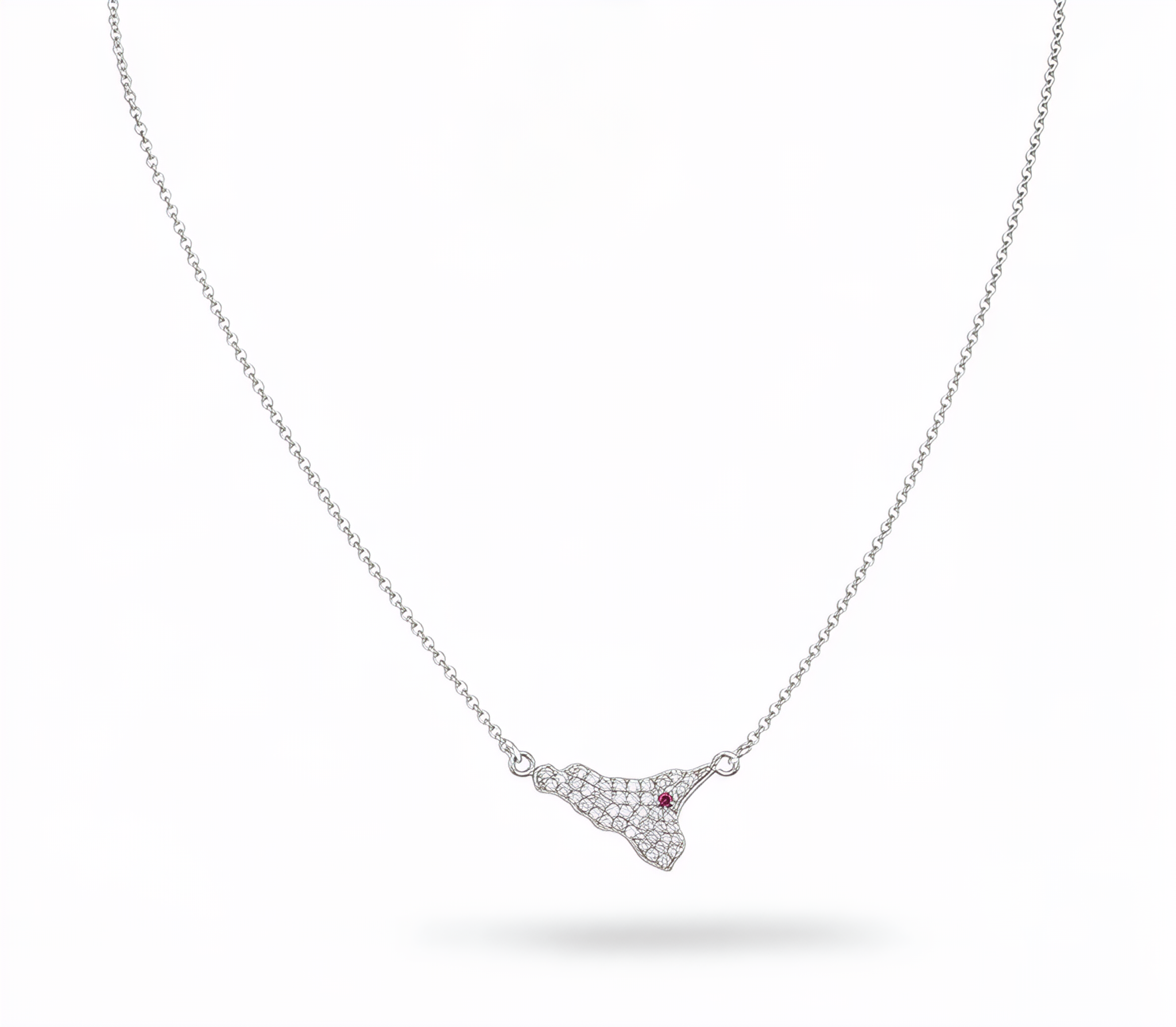 COLLANA SICILIA IN ARGENTO 925 CON ZIRCONI - immagine 3
