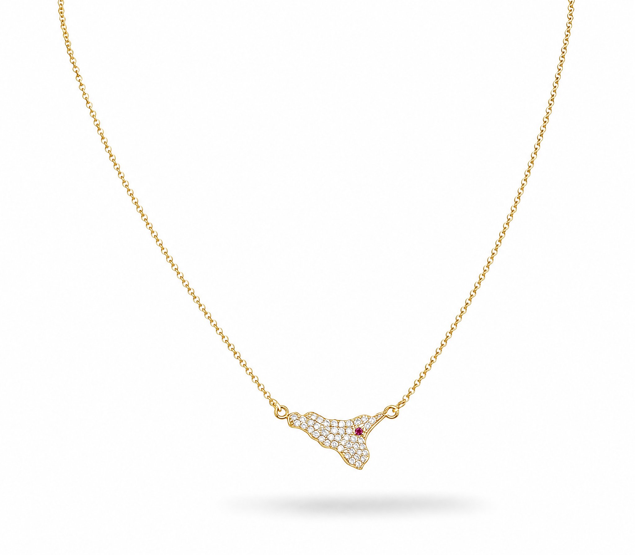 COLLANA SICILIA IN ARGENTO 925 CON ZIRCONI