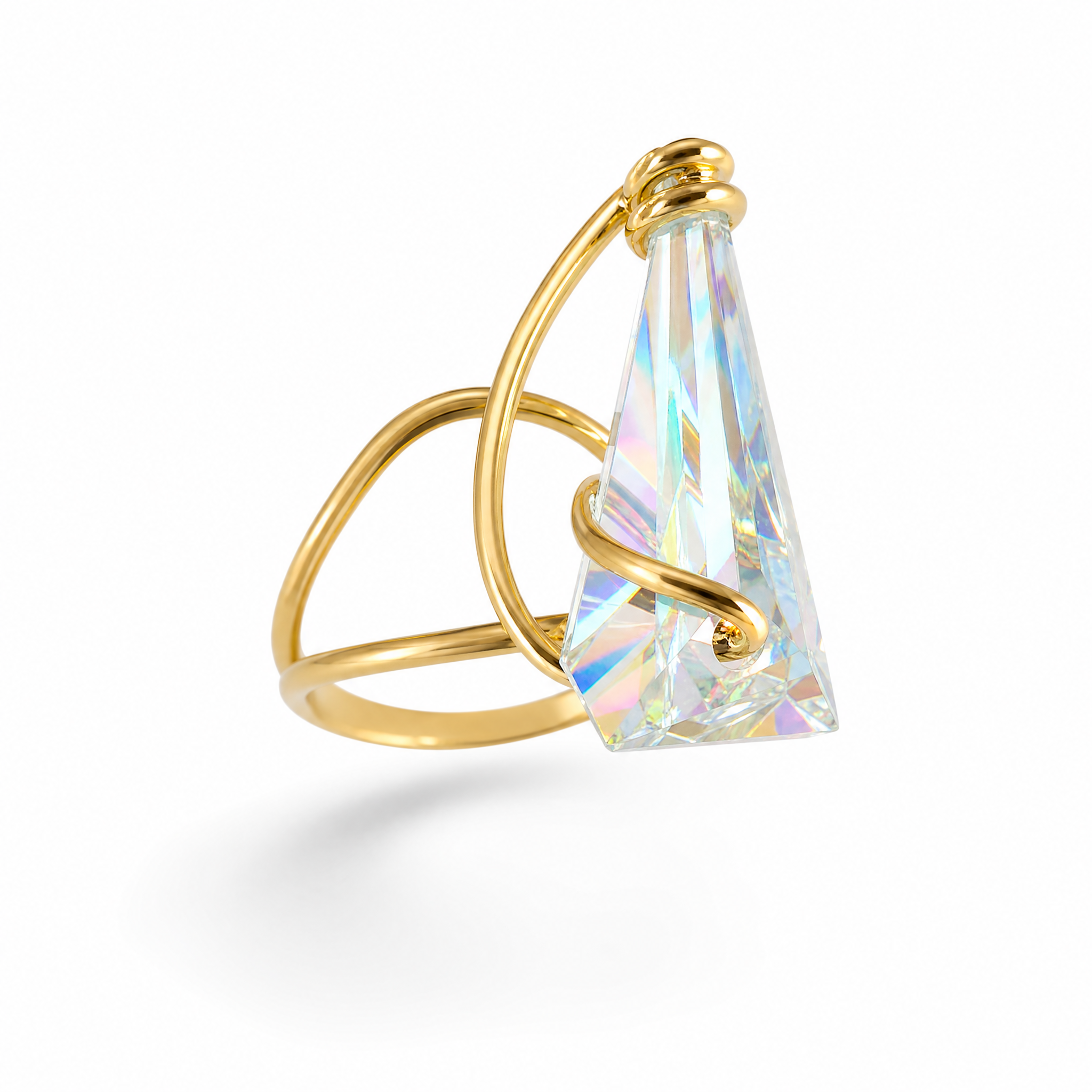 ANDREA MARAZZINI - ANELLO ARGENTO CON CRISTALLO - immagine 2