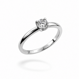 ANELLO SOLITARIO CON DIAMANTE 0,33 KT.
