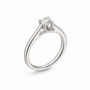 ANELLO SOLITARIO CON DIAMANTE 0,33 KT.