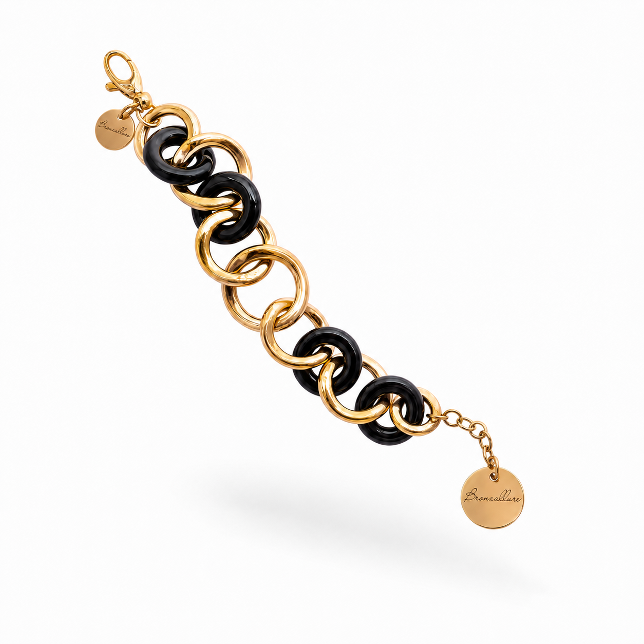 BRONZALLURE - BRACCIALE IN BRONZO A CERCHI