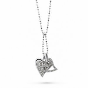 SWEET YEARS - COLLANA CON PENDENTI A CUORE ZIRCONATI